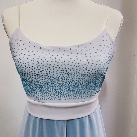 Spaghetti Strap Party Dress - Picture 2 of 8